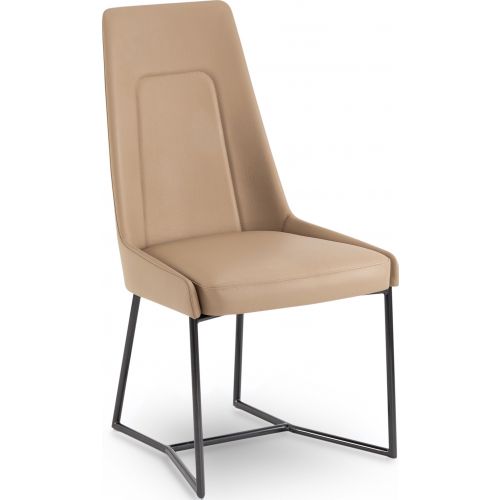 Elite Modern Luxe High Back Dining, Leather High Back Dining Chairs With Arms