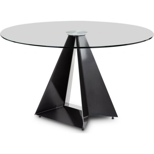 Prism 48 Inch Round Dining Table, Modern Round Dining Table 48