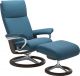 Stressless by Ekornes - Aura Medium Recliner with Signature Base and Footstool