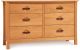 Copeland Furniture - Berkeley 6-Drawer Dresser in Solid Cherry (PRIORITY SHIPMENT)