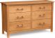 Copeland Furniture - Monterey 6-Drawer Dresser in Solid Cherry (PRIORITY SHIPMENT)